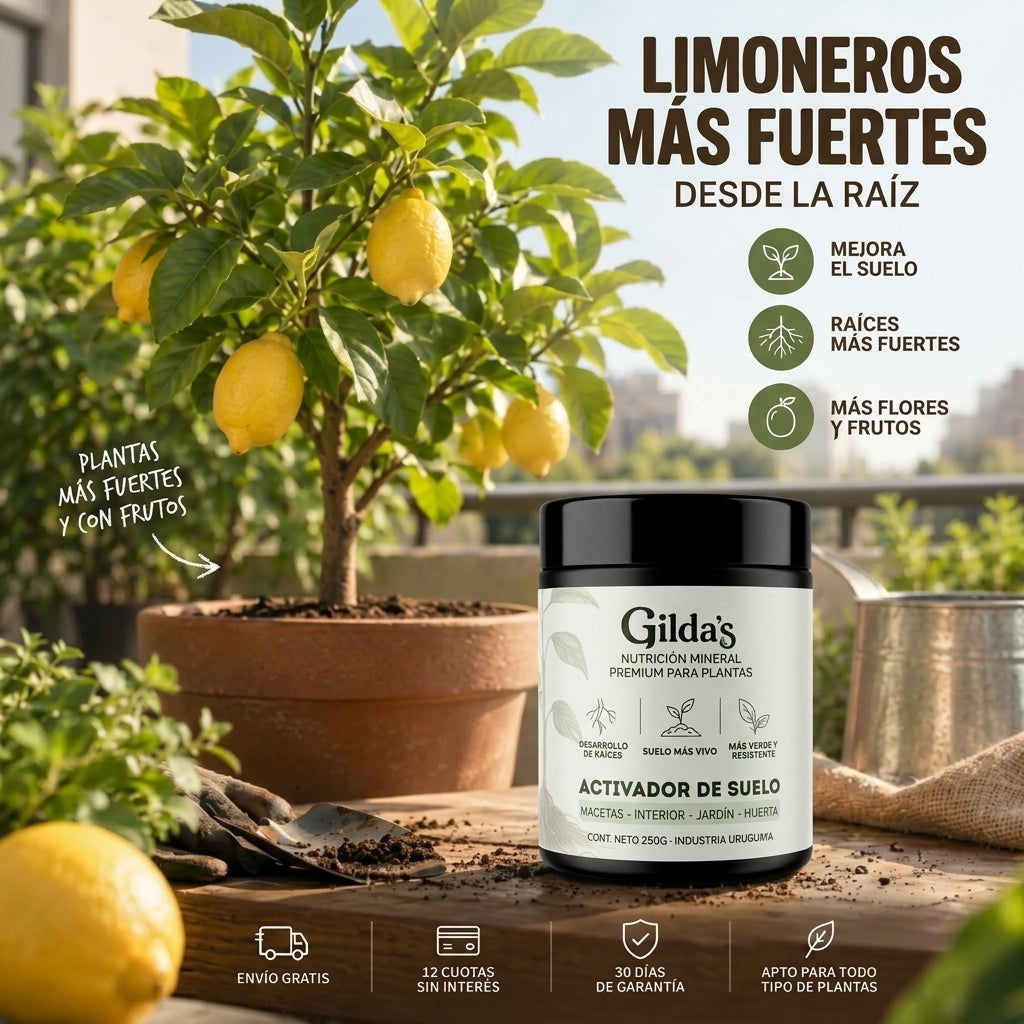 Gilda's · Minerales para plantas — Activador de Suelo