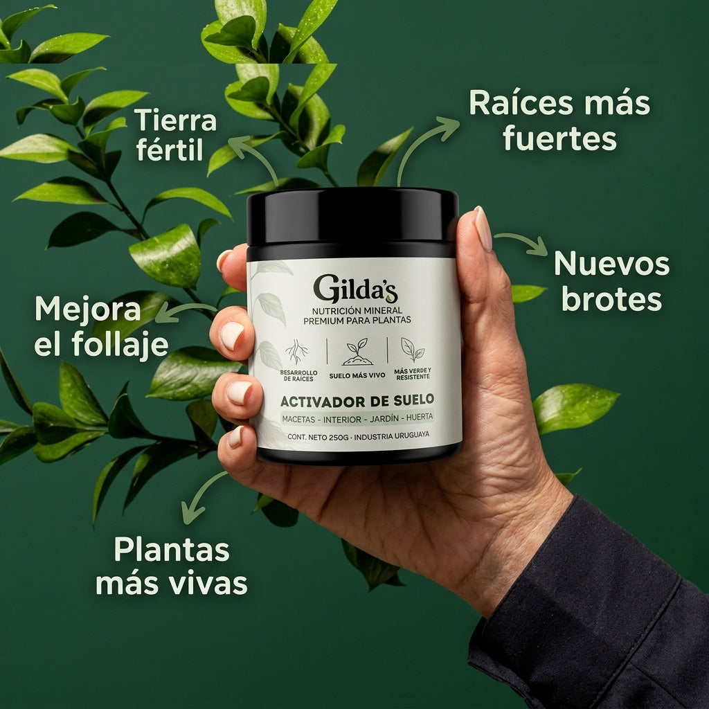 Gilda's · Minerales para plantas — Activador de Suelo