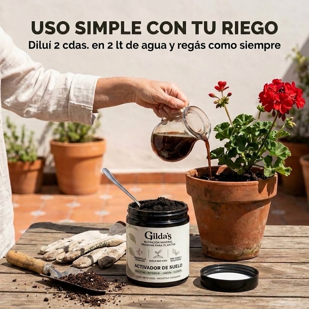 Gilda's · Minerales para plantas — Activador de Suelo